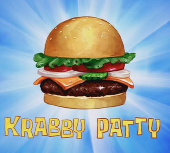 Krabby Patty With Cheese